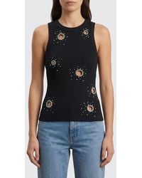 Des Phemmes - Jersey Top With Appliqués - Lyst