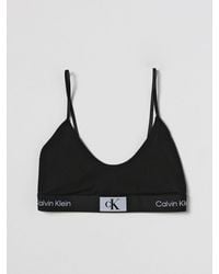 Calvin Klein - Bralette CK Underwear in misto cotone stretch - Lyst