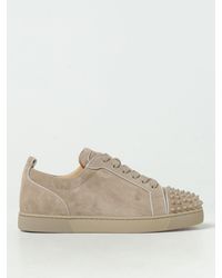 Christian Louboutin - Sneakers in pelle scamosciata - Lyst