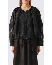 MEIMEIJ - Embroidered Fil Coupe Jacquard Bomber Jacket - Lyst