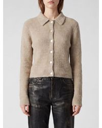 Our Legacy - Slim Fit Cardigan Von Aus Alpakawollmischung Mit Klassischem Kragen - Lyst