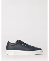 ARMANI EXCHANGE - Leather Sneakers - Lyst