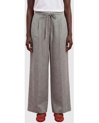 Loulou de Saison - Linen And Cotton Trousers - Lyst