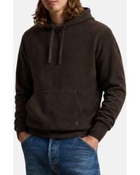 Polo Ralph Lauren - Cotton-Blend Hoodie With Embroidered Pony Logo - Lyst