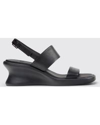 Camper - Louise Leather Wedge Sandal - Lyst