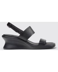 Camper - Louise Leather Wedge Sandal - Lyst