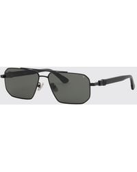Philipp Plein - Aviator Metal Sunglasses With Double Bridge And Hexagon Logo - Lyst