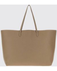 Fendi - Roll Grained Calfskin Leather Tote Bag With Pouch - Lyst