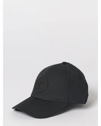 Stone Island - Cotton Baseball Cap With Logo - Lyst