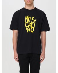 Moschino - T-shirt in cotone con logo - Lyst