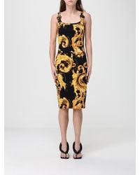 Versace Jeans Couture - Baroque Print Dress - Lyst