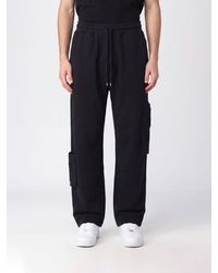 Vivienne Westwood - Cotton Cargo Jogging Trousers With Embroidered Orb Logo - Lyst