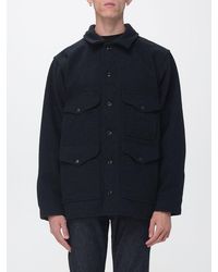 Filson - Wool Utility Shirt Jacket With Flap Pockets And Rever Collar - Lyst