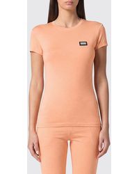 Philipp Plein - Slim Fit Stretch Cotton T-Shirt With Logo And Crew Neck - Lyst
