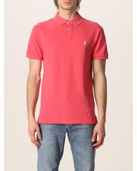 Polo Ralph Lauren Polo Shirt With Logo in White for Men | Lyst