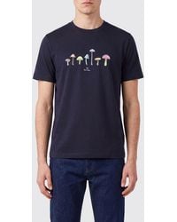 Paul Smith - Graphic Print Logo Short-Sleeved Cotton T-Shirt - Lyst