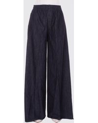 Dondup - Marlen Palazzo Cotton Trousers - Lyst