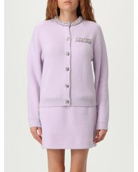 Self-Portrait - Cardigan A Girocollo Con Perle E Cristalli - Lyst