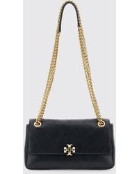 Tory Burch - Charlie Quilted Leather Mini Crossbody Bag With Double T Logo - Lyst