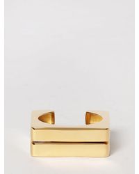 Elisabetta Franchi - Set Of 2 Brass Bracelets - Lyst