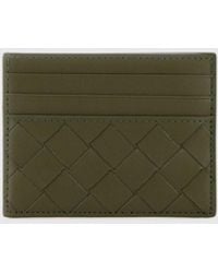 Bottega Veneta - Woven Leather Credit Card Holder - Lyst