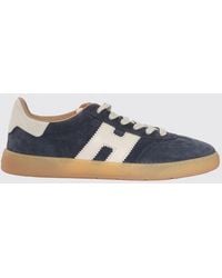 Hogan - Baskets Cool En Cuir De Veau Lisse Et Suède Avec Logo H - Lyst