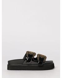 Versace Jeans Couture - Patent Leather Slippers - Lyst