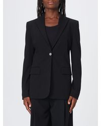 Pinko - Single-Breasted Slim Fit Crêpe Blazer With One-Button Closure - Lyst