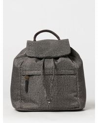 Borbonese - Polka Dot Recycled Nylon Backpack With Drawstring Closure - Lyst