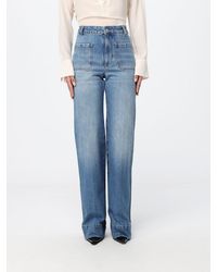 Victoria Beckham - Alina High-Waisted Straight Leg Jeans - Lyst