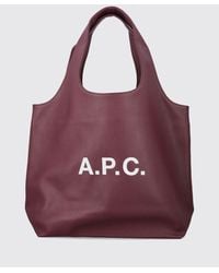 A.P.C. - Bolso Tote Ninon De Piel Sintética - Lyst