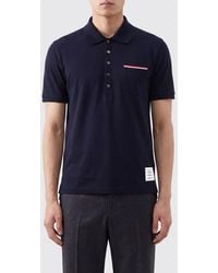 Thom Browne - Short-Sleeved Polo Shirt - Lyst