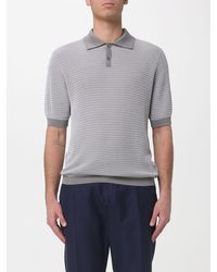 Ballantyne - Knitted Polo Shirt - Lyst