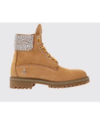 Philipp Plein - Flat Ankle Boots - Lyst