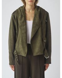 MEIMEIJ - Cropped Hooded Jacket - Lyst