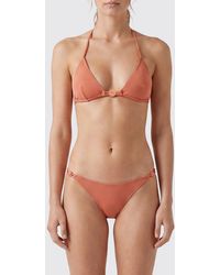 Eres - Top De Bikini Triangular De Poliamida Con Bordado Y Aplicaciones De Cuentas - Lyst
