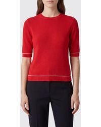 Fabiana Filippi - Slim Fit Wool, Silk And Cashmere Jumper With Short Sleeves - Lyst