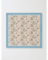 Fabiana Filippi - Floral Print Silk Foulard - Lyst