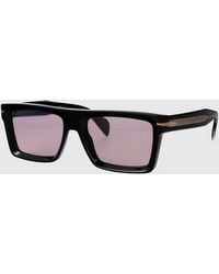 David Beckham - Rectangular Acetate Aviator Sunglasses - Lyst