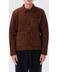 Universal Works - Wool-Blend Shirt Jacket With Patch Pockets And Classic Collar - Lyst