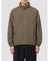Comme des Garçons - Comme Des Gar&Ccedil	Ons Tartan Linen Blend High-Neck Jacket - Lyst