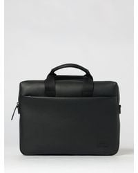 HUGO - Hammered Faux Leather Laptop Bag - Lyst