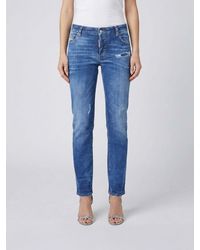 DSquared² - Distressed Denim Slim Fit Jeans - Lyst