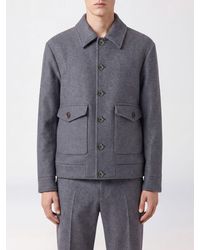 Valentino Garavani - Single-Breasted Short Wool-Blend Coat With Classic Collar - Lyst