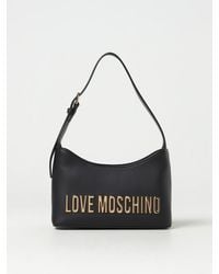 Love Moschino - Borsa in pelle sintetica con logo - Lyst