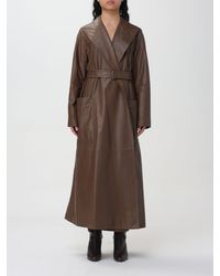 Max Mara - Trench in pelle - Lyst