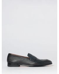 Doucal's - Grained Leather Loafers - Lyst