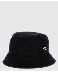 Y-3 - Cotton Hat With Embroidered Logo - Lyst