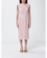 Dolce & Gabbana - Dolce &Amp Gabbana Lace Midi Dress - Lyst