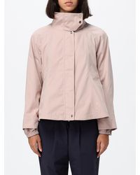 Herno - Short Water-Repellent Cotton Windbreaker Jacket With High Neck - Lyst